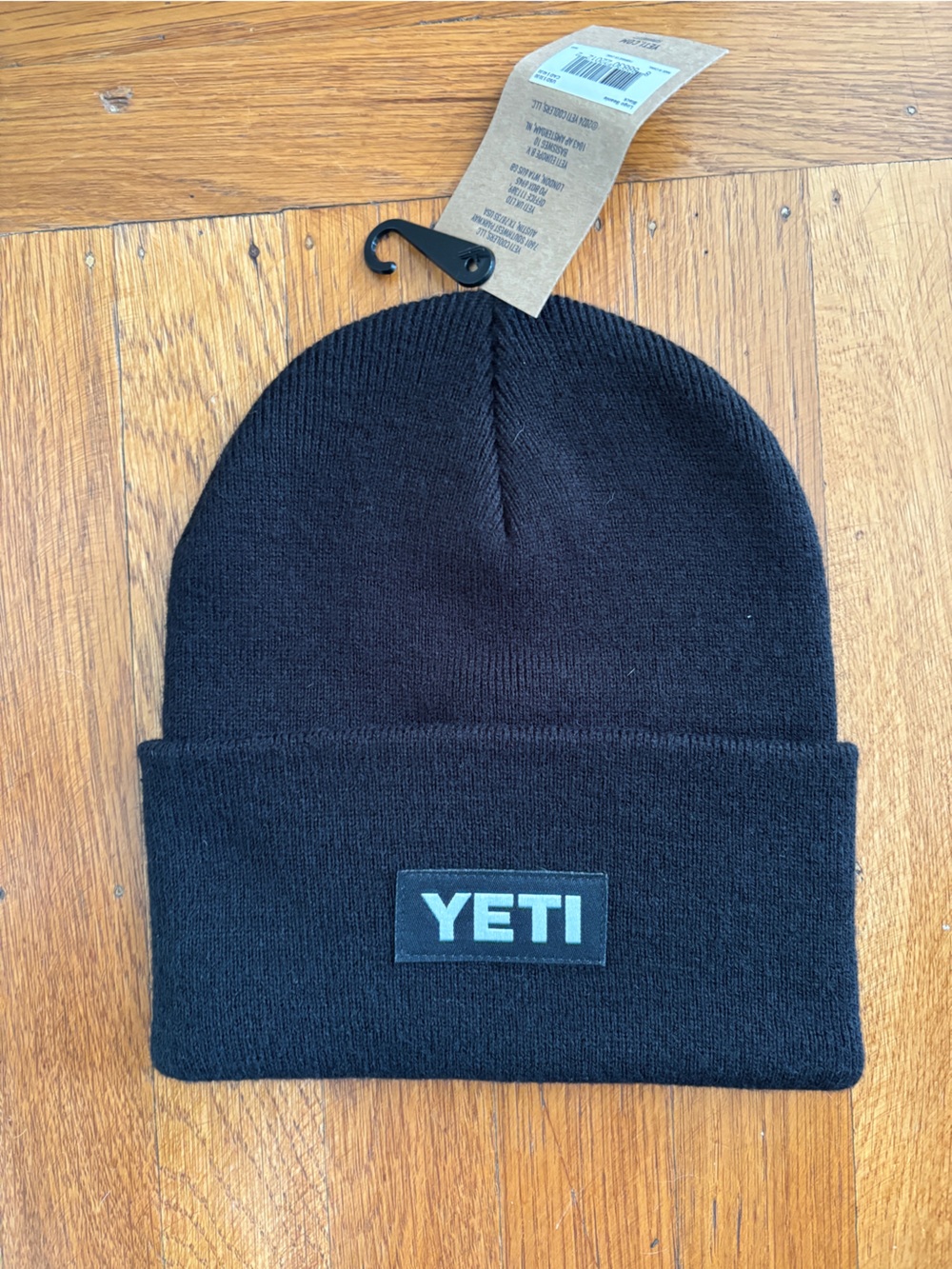 YETI Logo Beanie Black